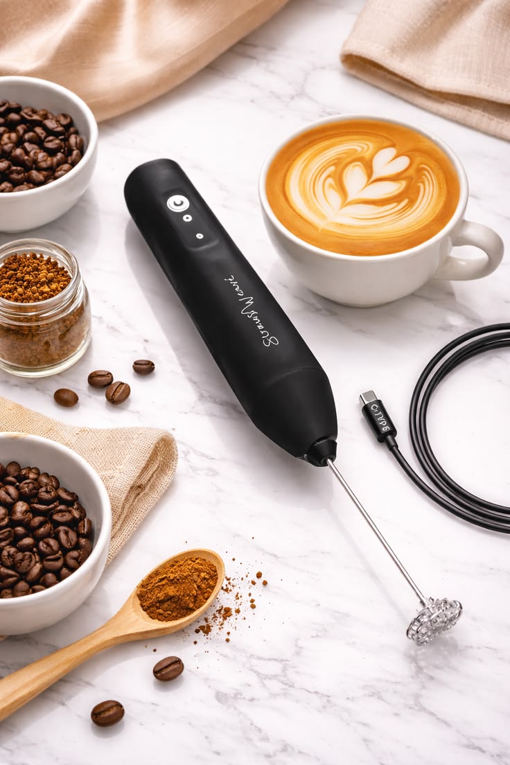 Hoffman's Electric 2 In 1 Coffee Foamer ( 8045 )