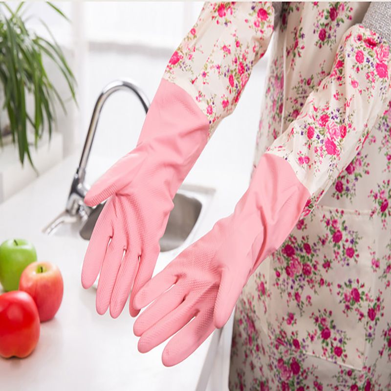 Floral Kitchen Cleaning Gloves - Image 2