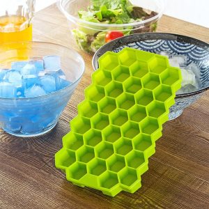 37-grid honeycomb silicone ice cube trays