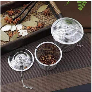 stainless steel loose leaf tea infuser basket